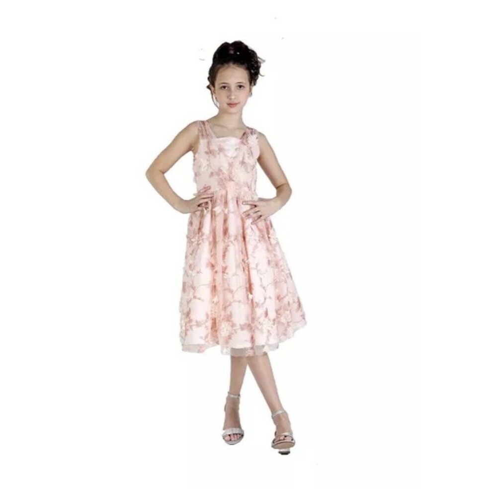 Christian SirianoLittle Girl's & Girl's Floral Tea Length Dress